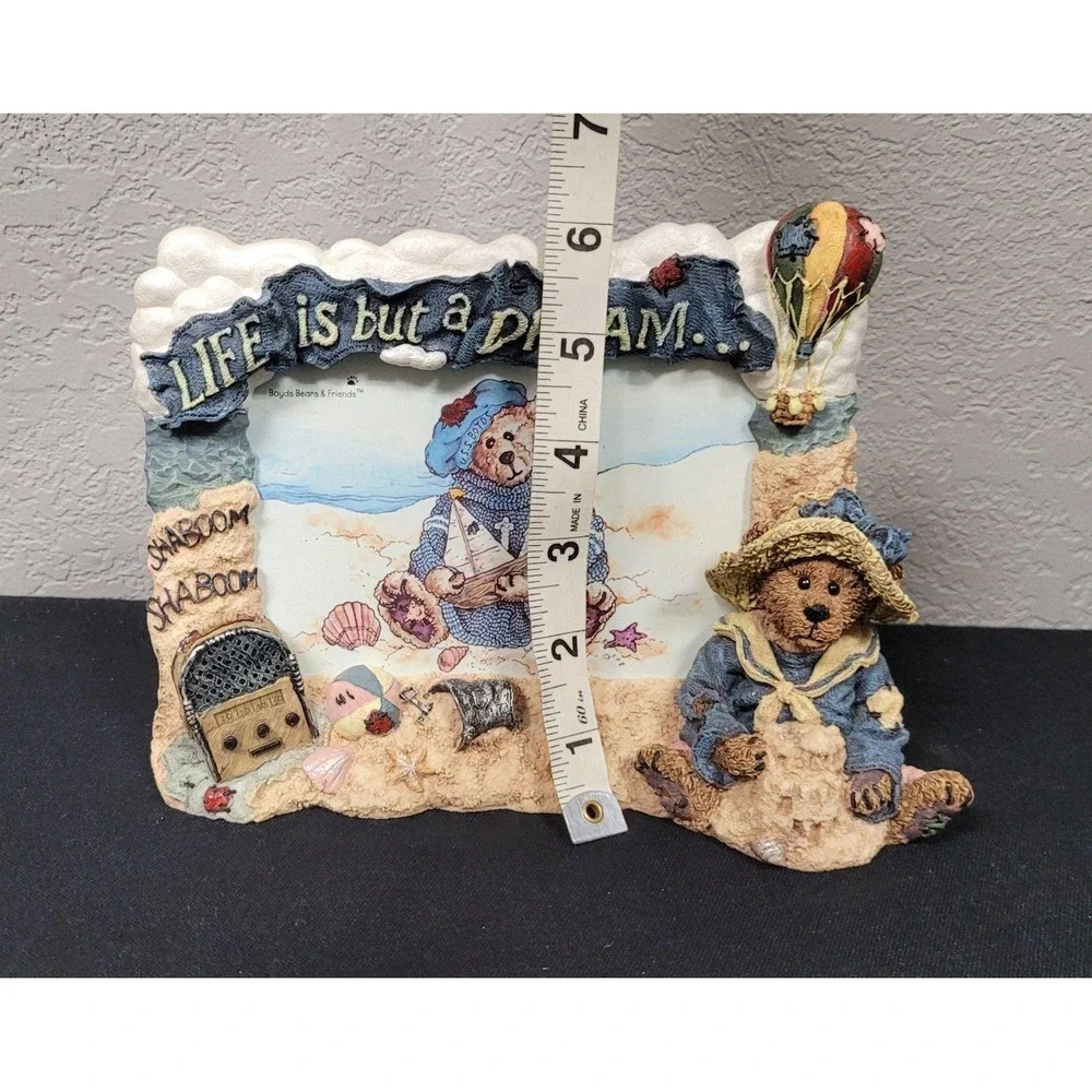 Boyds Bears & Friends Photo Frame Figurine Wilson...Life Is But A Dream #27350